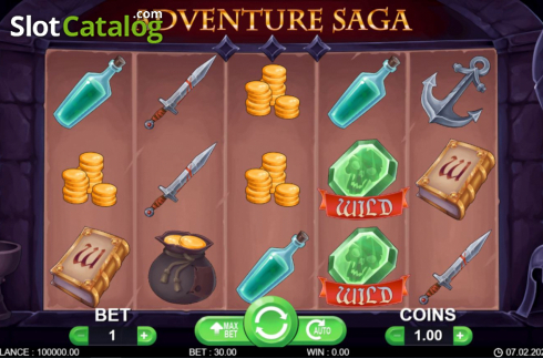 Скрин2. Adventure Saga слот