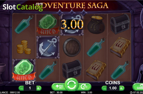 Скрин3. Adventure Saga слот