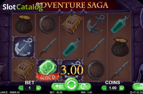 Скрин5. Adventure Saga слот