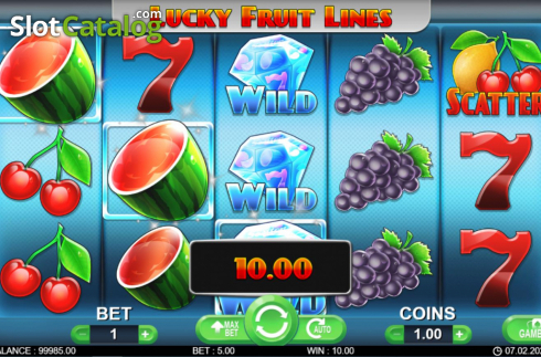Скрин4. Lucky Fruit Lines слот
