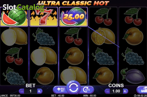 Скрин3. Ultra Classic Hot слот
