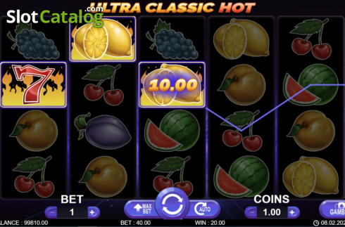 Скрин5. Ultra Classic Hot слот