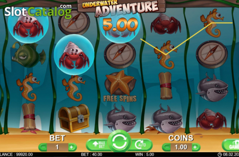 Скрин3. Underwater Adventure слот