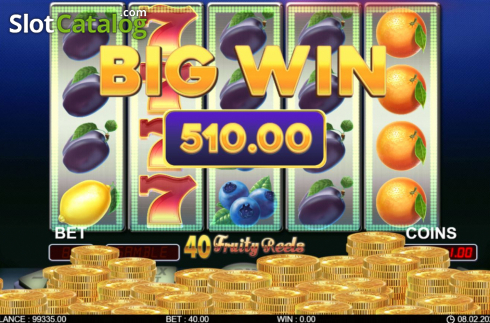 Скрин4. 40 Fruity Reels слот
