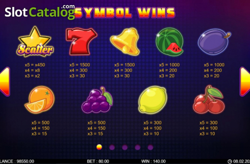 Скрин6. 80 Fruit Rush слот