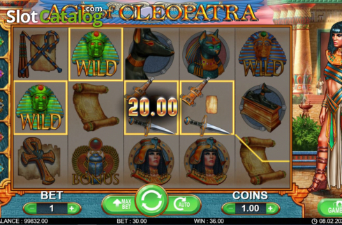 Скрин5. Age of Cleopatra слот