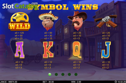 Скрин6. Bandidos Showdown слот