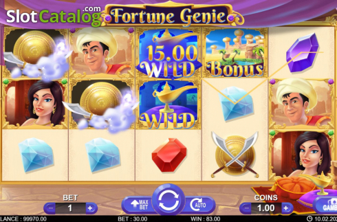 Скрин3. Fortune Genie слот