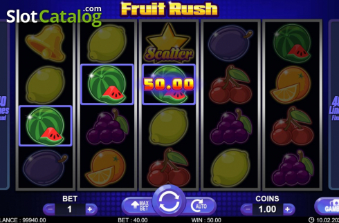 Скрин5. Fruit Rush (7mojos) слот