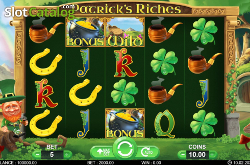 Скрин2. Patric’s Riches слот