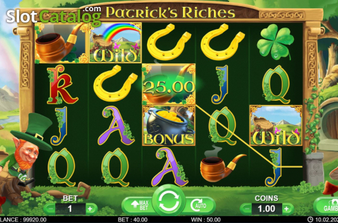 Скрин3. Patric’s Riches слот