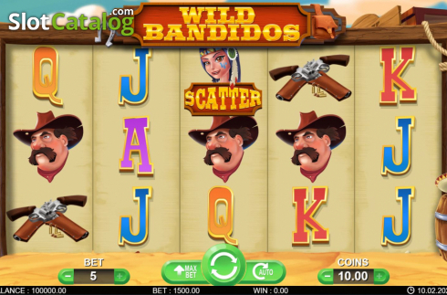Скрин2. Wild Bandidos слот