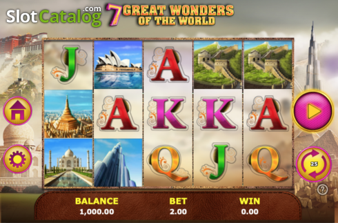Скрин3. 7 Great Wonders Of The World слот