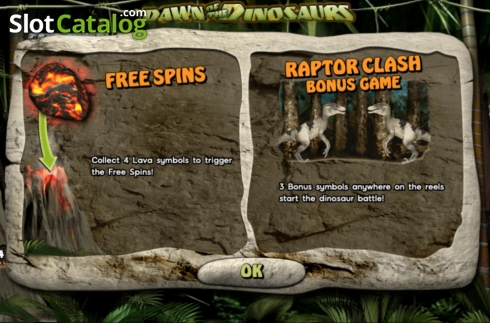 Скрин2. Dawn Of The Dinosaurs слот