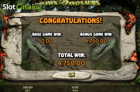 Скрин8. Dawn Of The Dinosaurs слот
