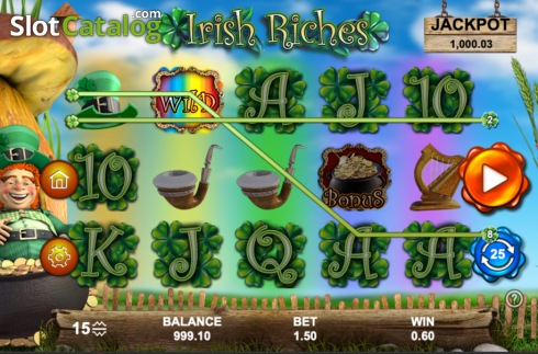 Скрин5. Irish Riches (Section 8 Studio) слот