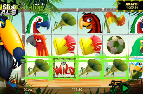 Скрин4. Jungle Goals слот
