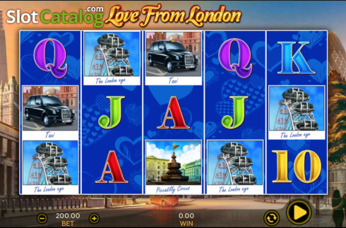 Скрин4. Love From London слот