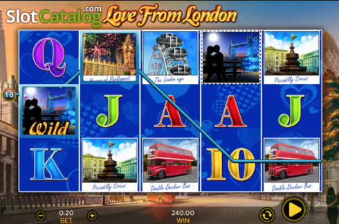 Скрин5. Love From London слот