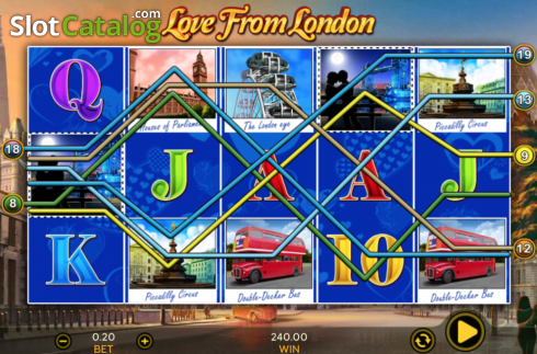 Скрин6. Love From London слот