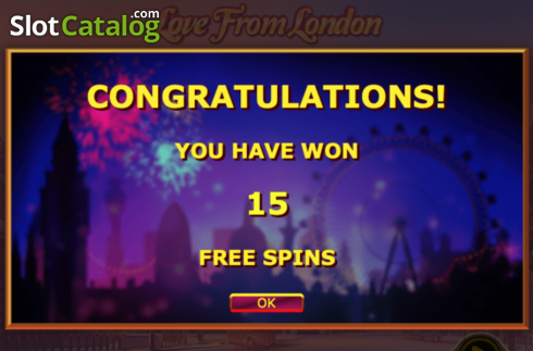 Скрин7. Love From London слот