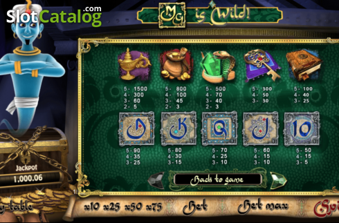 Скрин5. Millionaire Genie (Section 8 Studio) слот