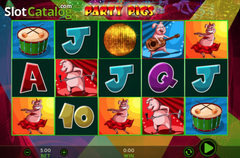 Скрин3. Party Pigs слот