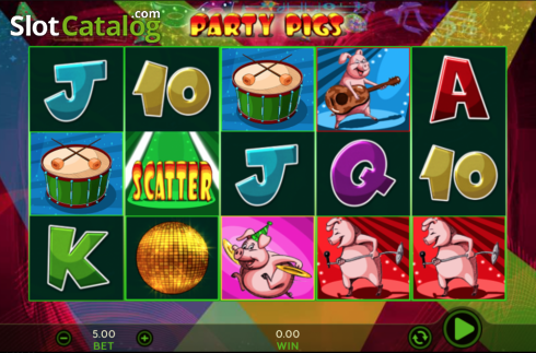 Скрин4. Party Pigs слот