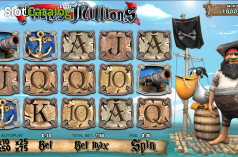 Скрин2. Pirates Millions слот