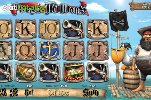 Скрин5. Pirates Millions слот