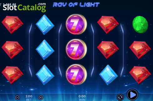 Скрин2. Ray of Light слот