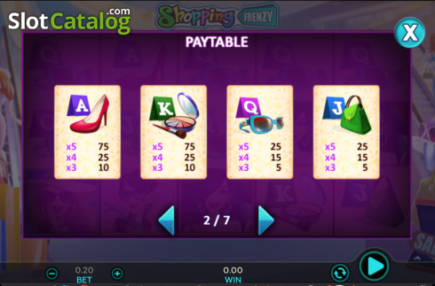 Скрин6. Shopping Frenzy слот