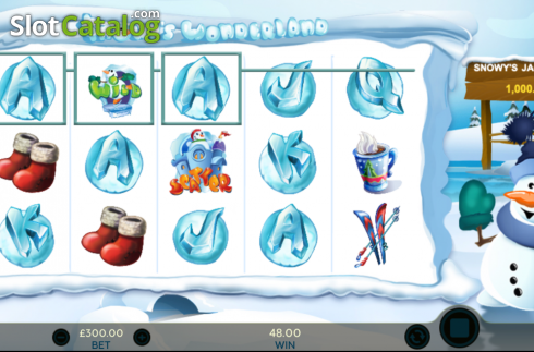 Скрин3. Snowys Wonderland слот