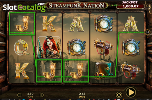 Скрин4. Steampunk Nation слот