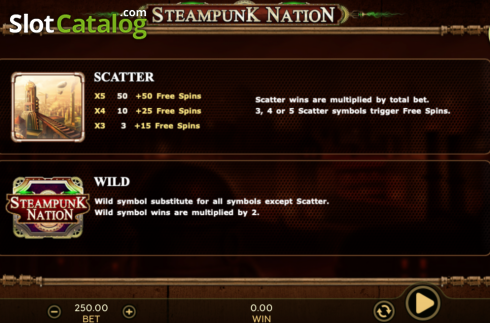 Скрин9. Steampunk Nation слот