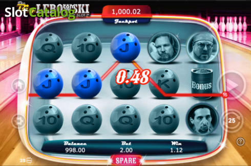 Скрин4. The Big Lebowski слот