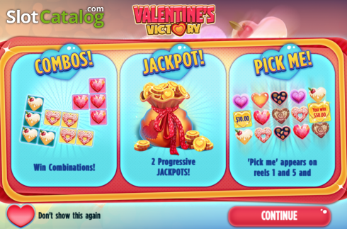 Скрин2. Valentines Victory слот