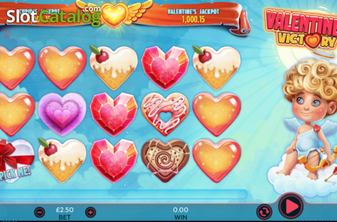 Скрин4. Valentines Victory слот