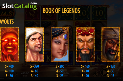 Скрин6. Book of Legends (Section 8 Studio) слот
