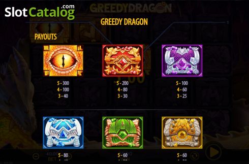 Скрин6. Greedy Dragon слот