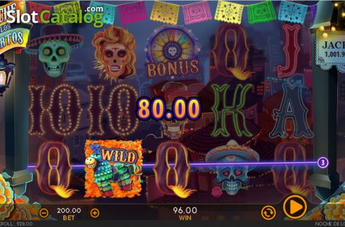Скрин3. Noche De Los Muertos слот