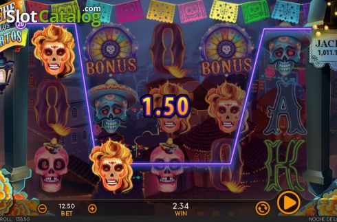 Скрин5. Noche De Los Muertos слот