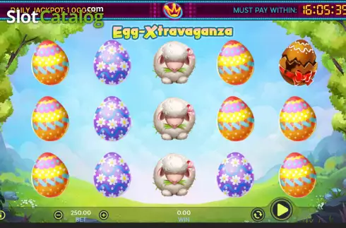 Скрин2. Egg-Xtravaganza слот