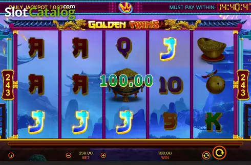 Скрин3. Golden Twins слот