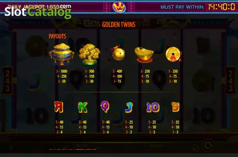 Скрин8. Golden Twins слот