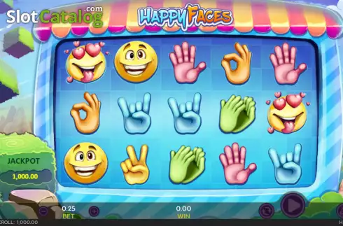 Скрин2. Happy Faces слот