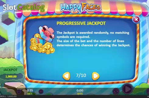 Скрин6. Happy Faces слот