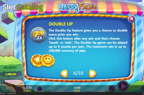 Скрин7. Happy Faces слот