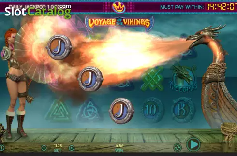 Скрин4. Voyage of the Vikings слот
