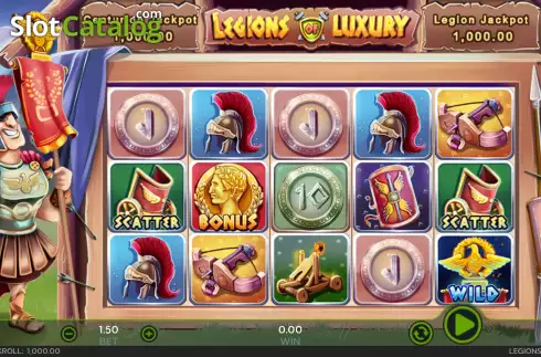 Скрин3. Legions of Luxury слот
